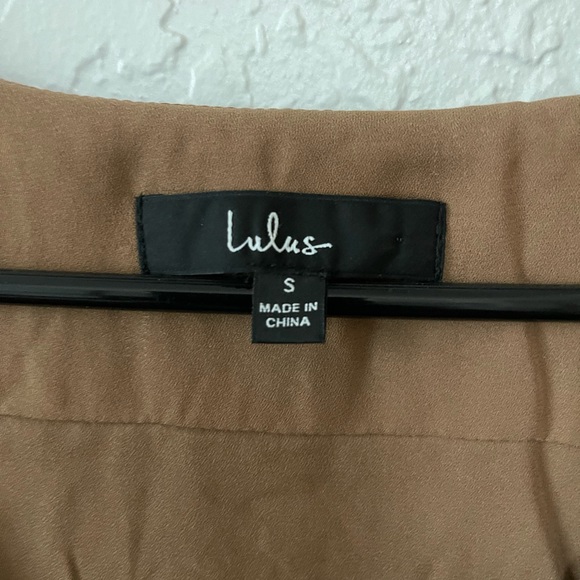 NWOT Lulus Brown and Black Leopard Print Babydoll Dress - Small - Picture 6 of 7